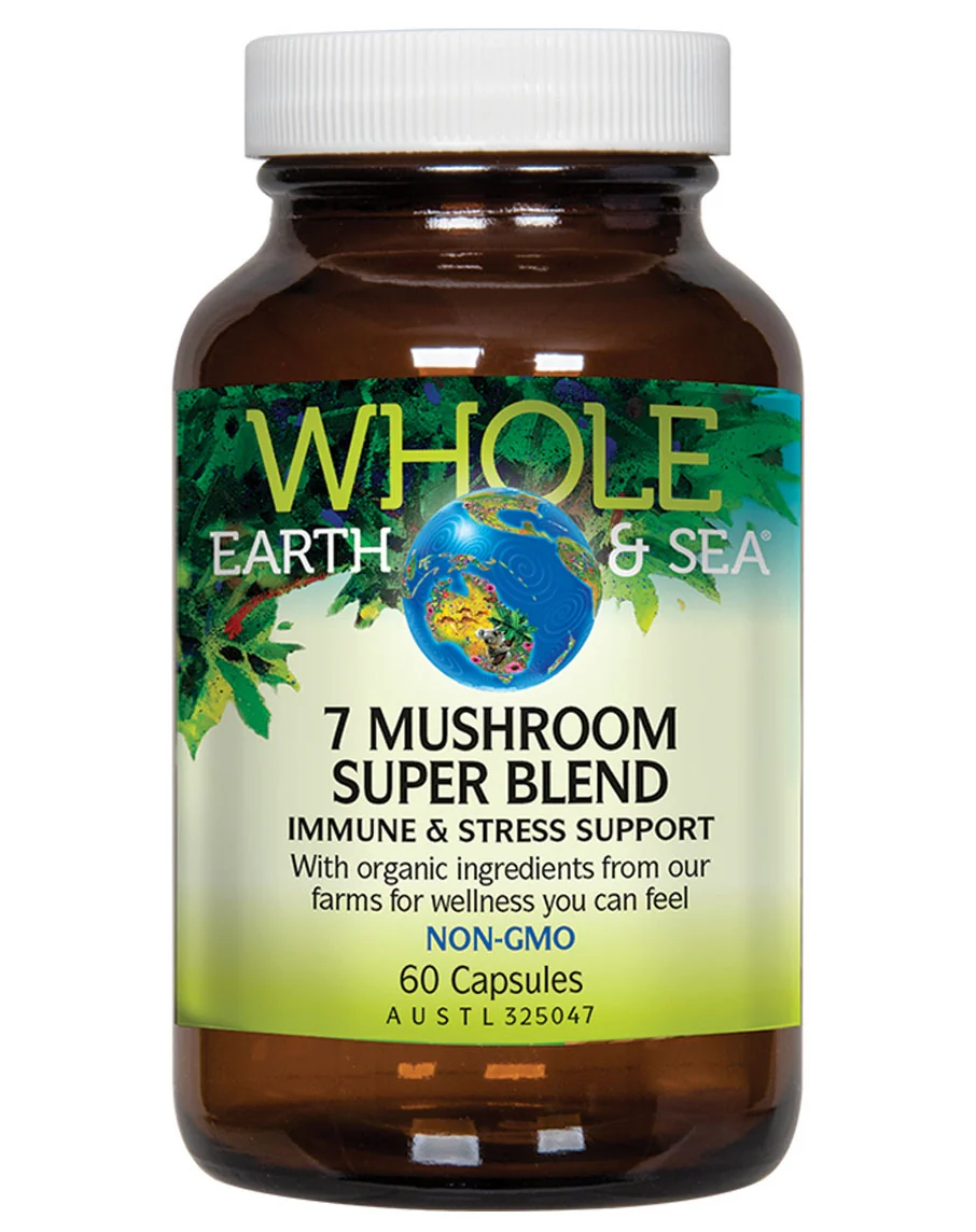 7 Mushroom Super Blend by Whole Earth & Sea