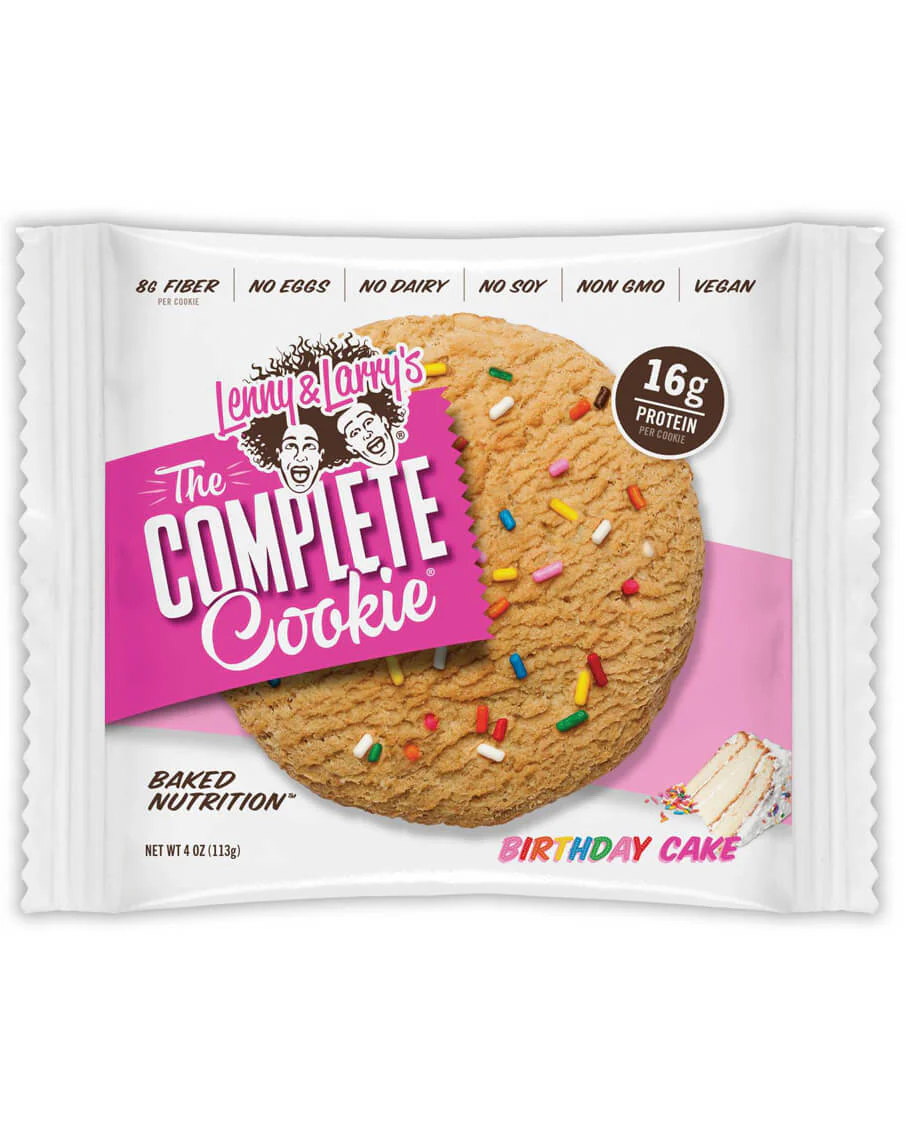 Birthday Cake Complete Cookie by Lenny & Larry's - Image 2