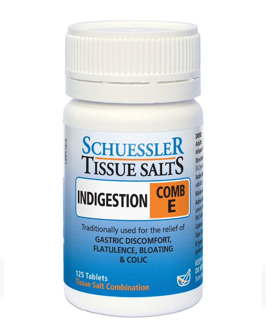 Comb E Indigestion by Schuessler Tissue Salts