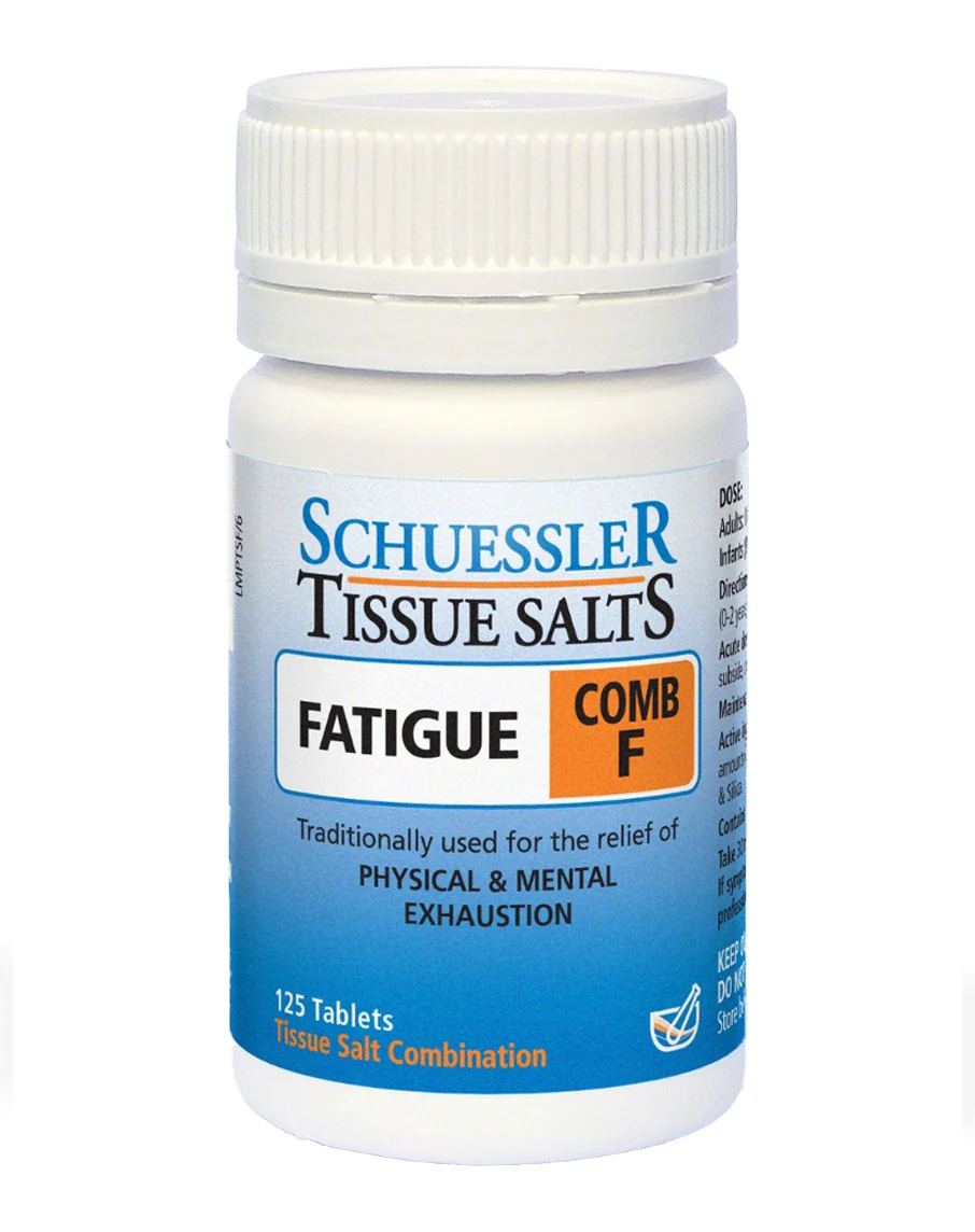 Comb F Fatigue by Schuessler Tissue Salts