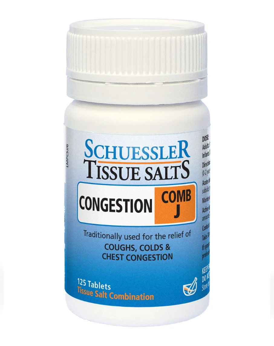 Comb J Congestion by Schuessler Tissue Salts