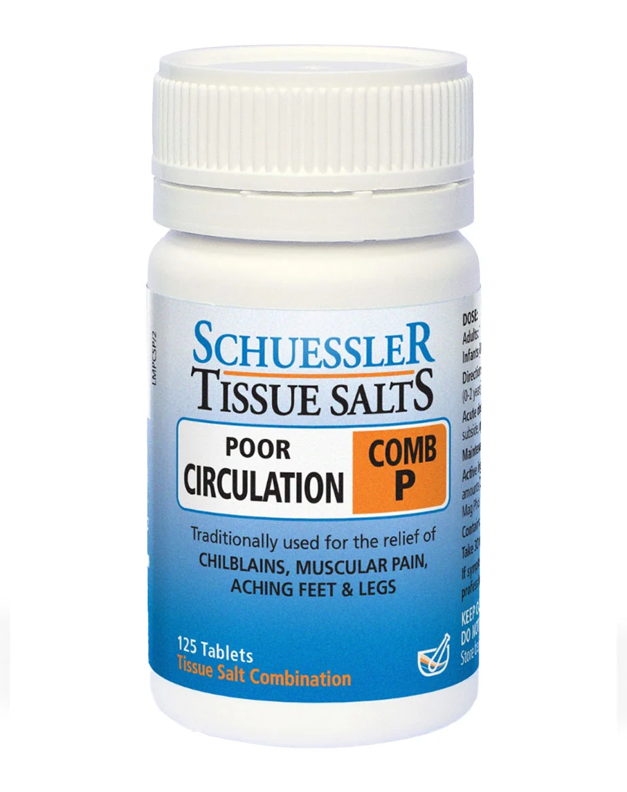 Comb P Poor Circulation by Schuessler Tissue Salts