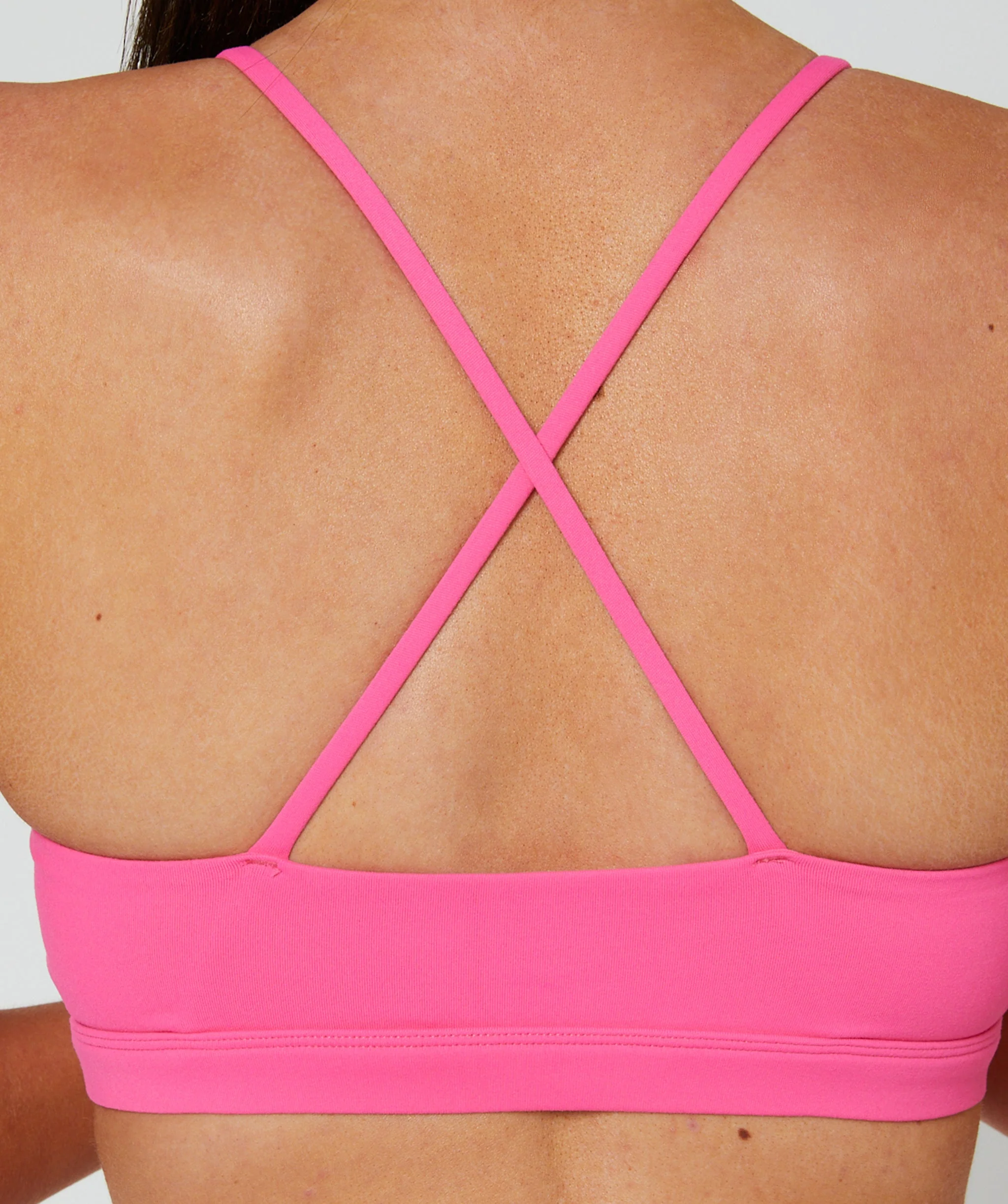 Core Strappy Sports Bra (Bubblegum Pink) by OneMoreRep - Image 2