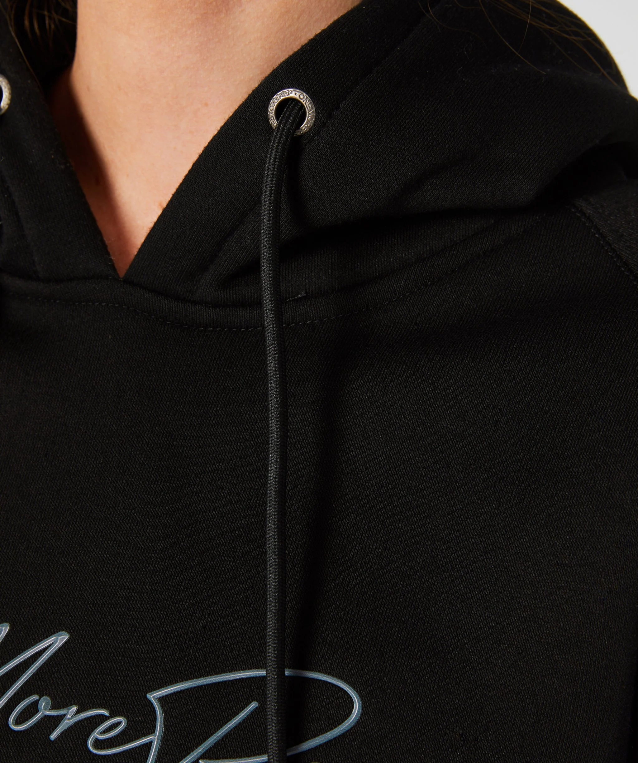 Crop Pullover Hoodie (Black) by OneMoreRep - Image 21