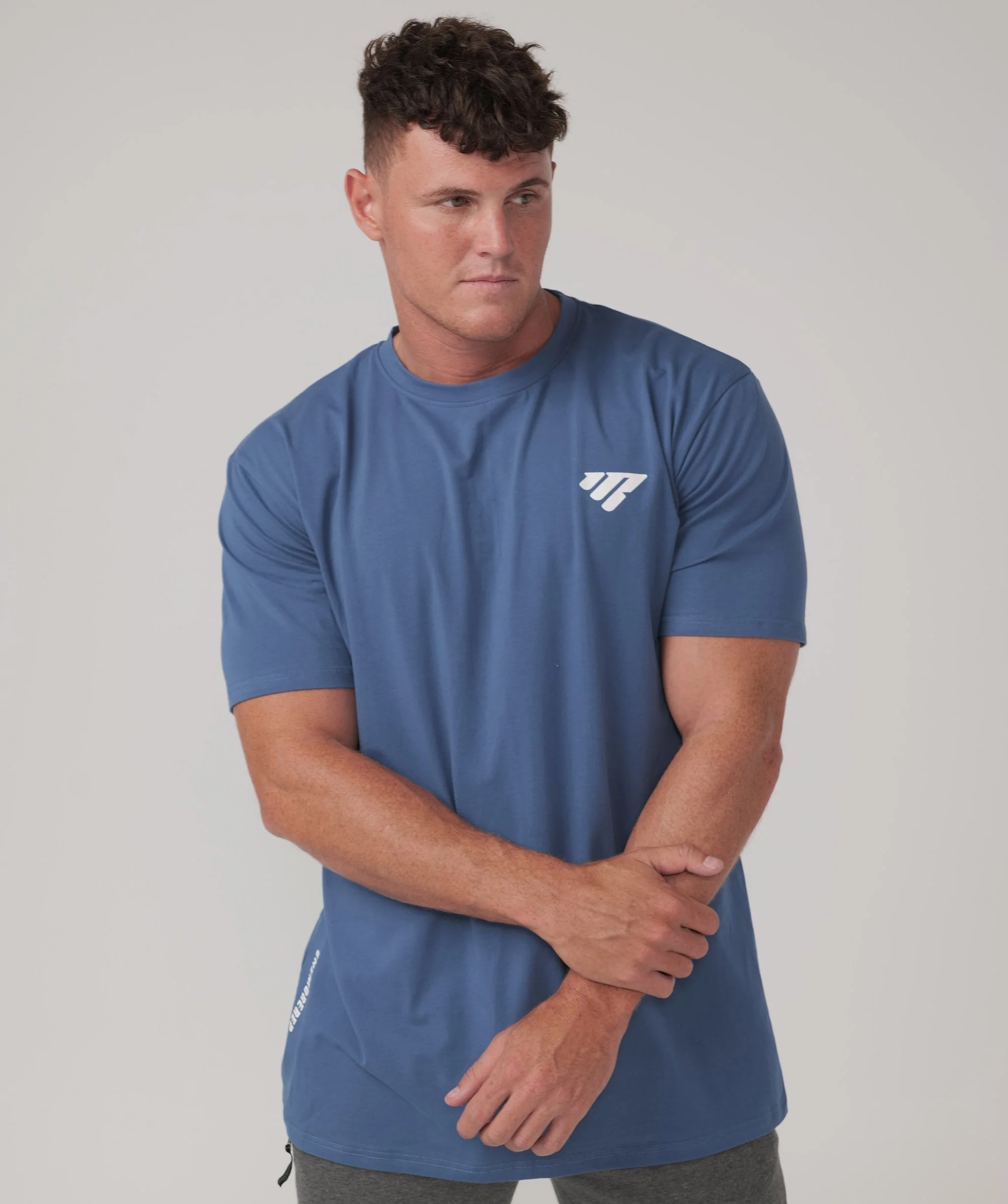 Iconic Balance Tee (Cobalt Blue) by OneMoreRep - Image 4