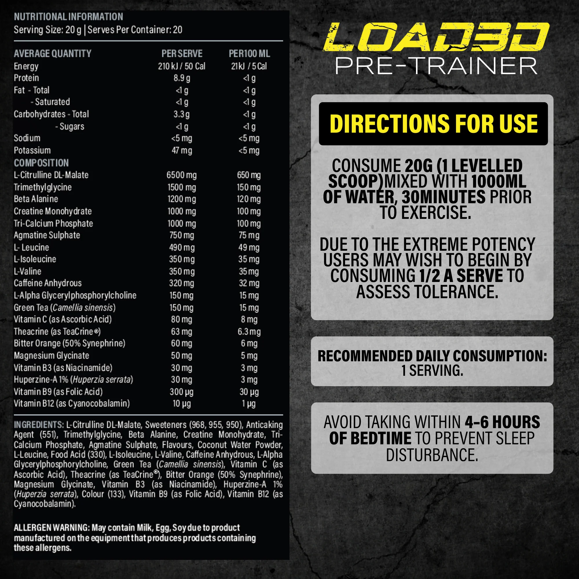 Load3d Pre-Trainer by Anabolix Nutrition - Image 2
