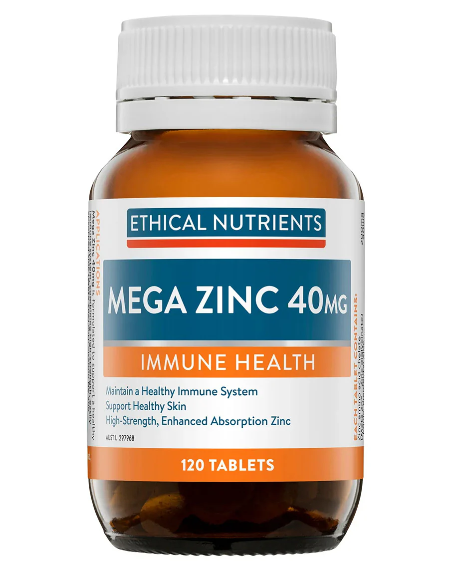 Mega Zinc 40mg by Ethical Nutrients - Image 2