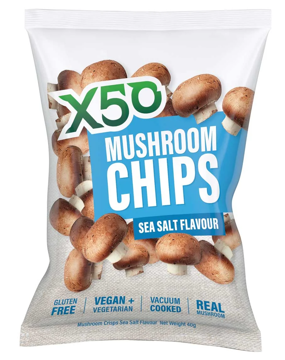 Mushroom Chips by X50 Lifestyle