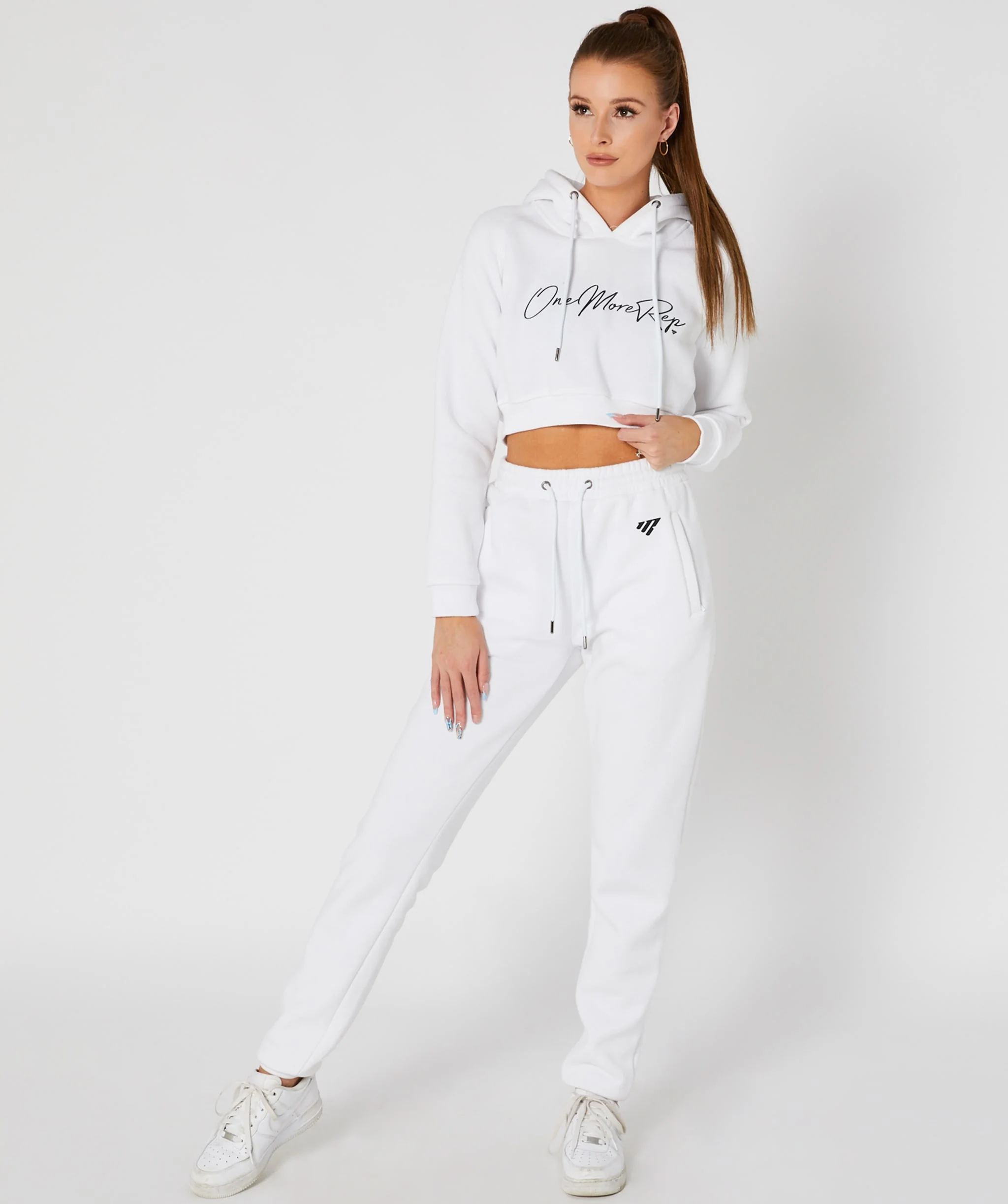 Oversized Trackpants (White) by OneMoreRep