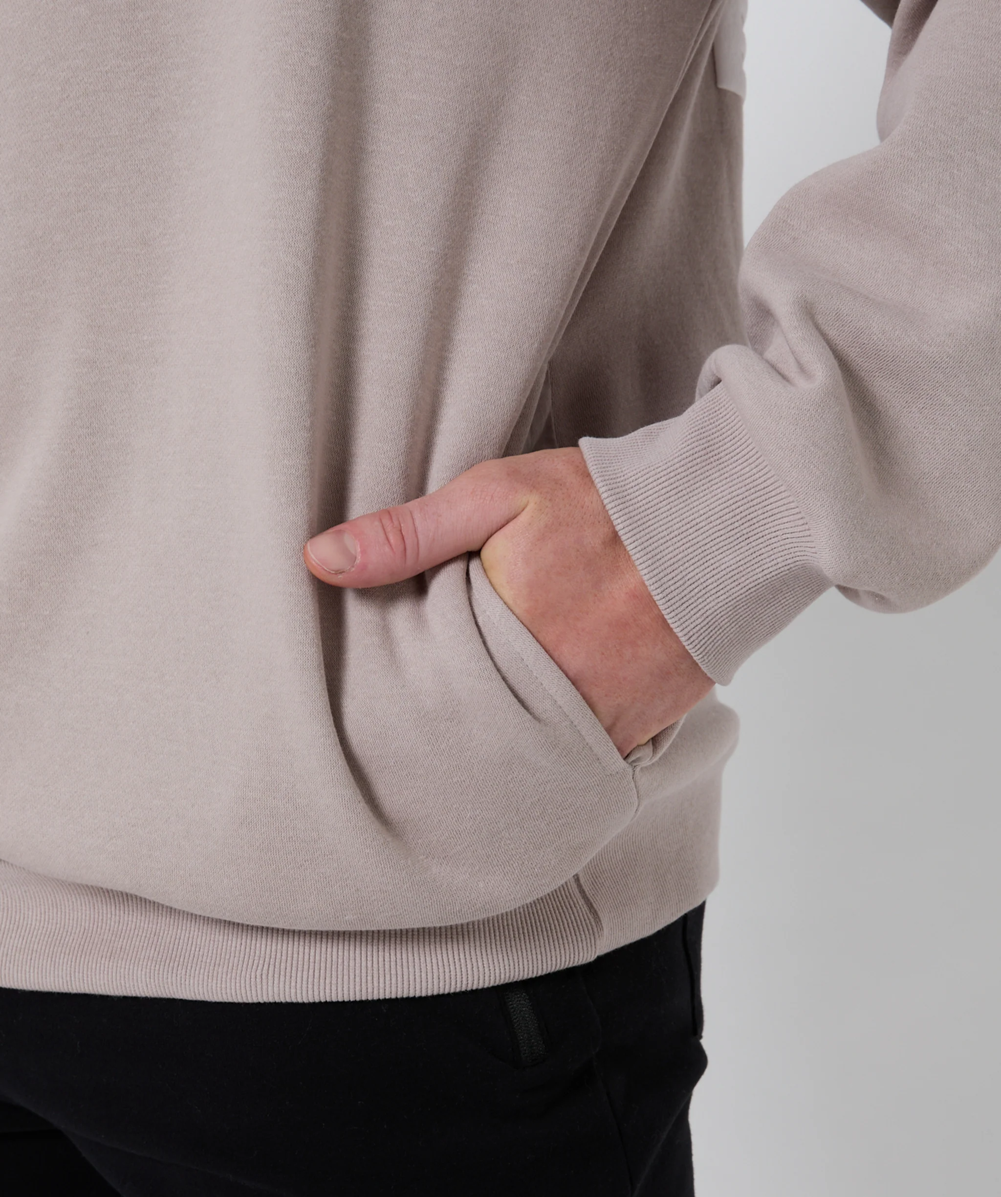 Strength Club Oversize Zip Jumper Stone by OneMoreRep - Image 12