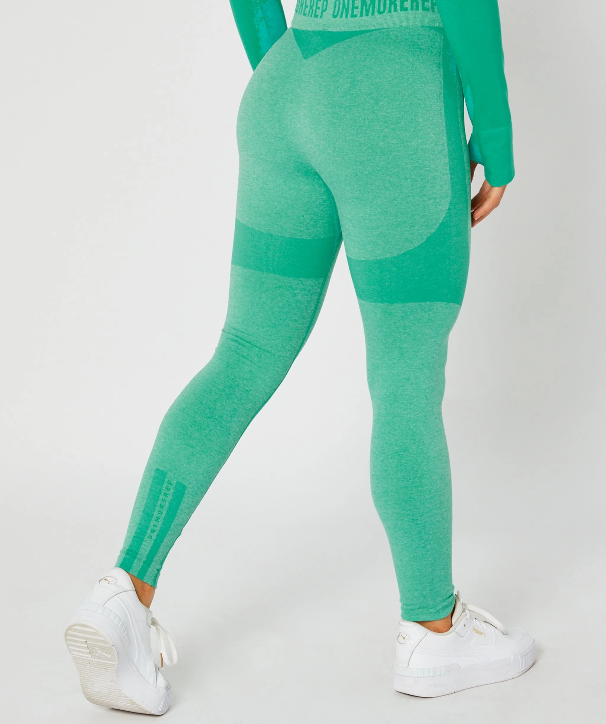 True Seamless Full Length Leggings (Emerald) by OneMoreRep - Image 3
